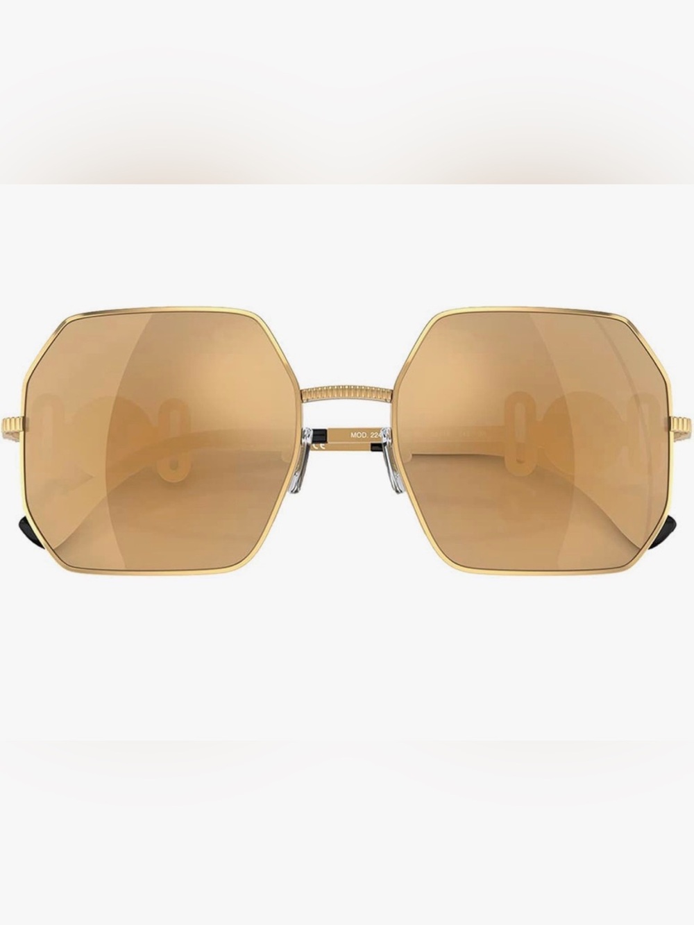 NWT Authentic Versace Gold Frame Sunglasses.